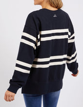 Load image into Gallery viewer, Allegra Crew - Navy White Stripe
