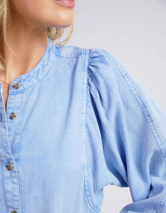 Bailey Shirt - Cerulean Blue