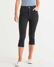 Load image into Gallery viewer, Camila Crop Jeans, Black, Betty Basics
