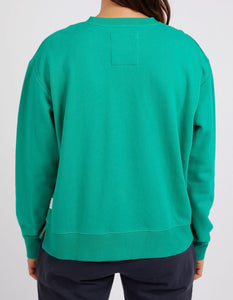 Elm Applique Sweat - Goodness Green