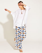 Load image into Gallery viewer, A Walk In The Park Linen Oversized Batwing Top - White
