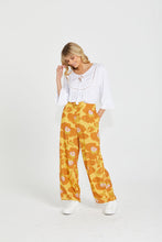 Load image into Gallery viewer, Harper Wide Leg Pant - Mustard Floral
