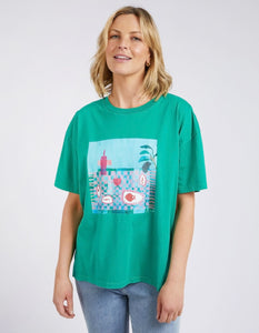 Island In The Sun Tee - Goodness Green