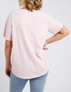 Janey Floral Tee - Splendid Pink