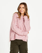 Load image into Gallery viewer, Kirsha Oversized Round Neck Jumper - Blush
