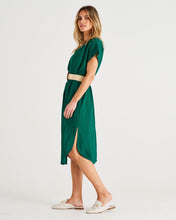 Load image into Gallery viewer, Roma Linen Dress - Hunter Green

