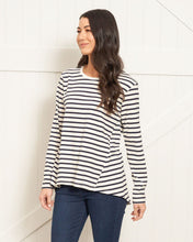 Load image into Gallery viewer, Sydney Long Sleeve Top - Blue/White Stripe
