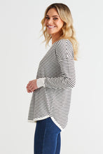 Load image into Gallery viewer, Sophie Knit Jumper - White/Black Stripe
