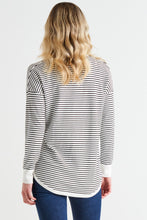 Load image into Gallery viewer, Sophie Knit Jumper - White/Black Stripe
