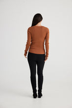 Load image into Gallery viewer, Salsa Knit Top - Pecan
