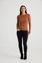 Load image into Gallery viewer, Salsa Knit Top - Pecan
