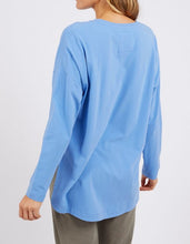 Load image into Gallery viewer, Society L/S Top - Cerulean Blue
