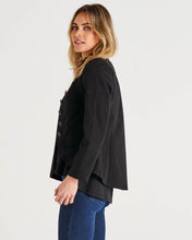 Load image into Gallery viewer, Stacey Military Jacket - Black
