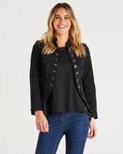 Load image into Gallery viewer, Stacey Military Jacket - Black

