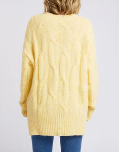 Tallulah Cable Knit - Banana