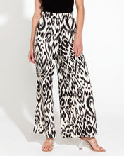 Load image into Gallery viewer, Paradise Wide Leg High-Waisted Pant - Abstract Animal
