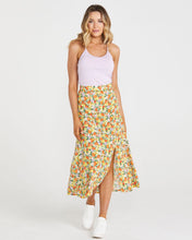 Load image into Gallery viewer, Monica A Line Midi SKirt - Garden Floral
