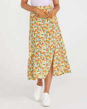 Load image into Gallery viewer, Monica A Line Midi SKirt - Garden Floral
